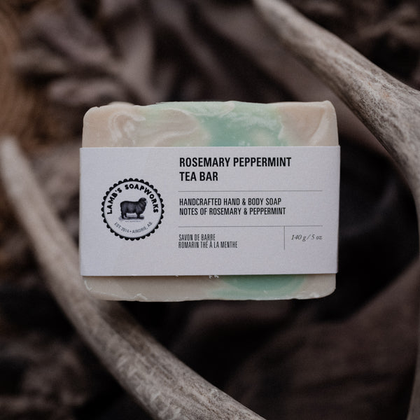 'Lambs Soapworks' Rosemary Peppermint Tea Bar
