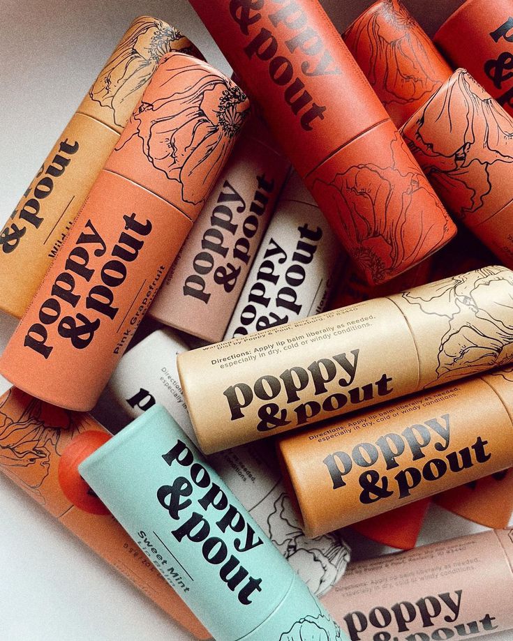 'Poppy & Pout' Lip Balm