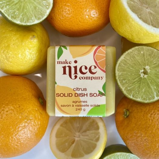 'Make Nice' Citrus Solid Dish Soap