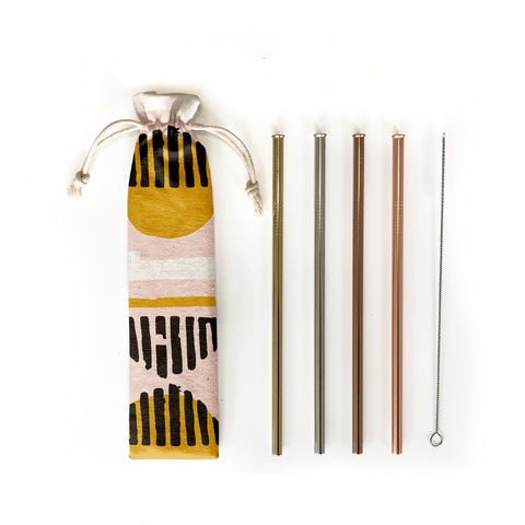 Reusable Straws 6pc Sets– Hali Hali Design