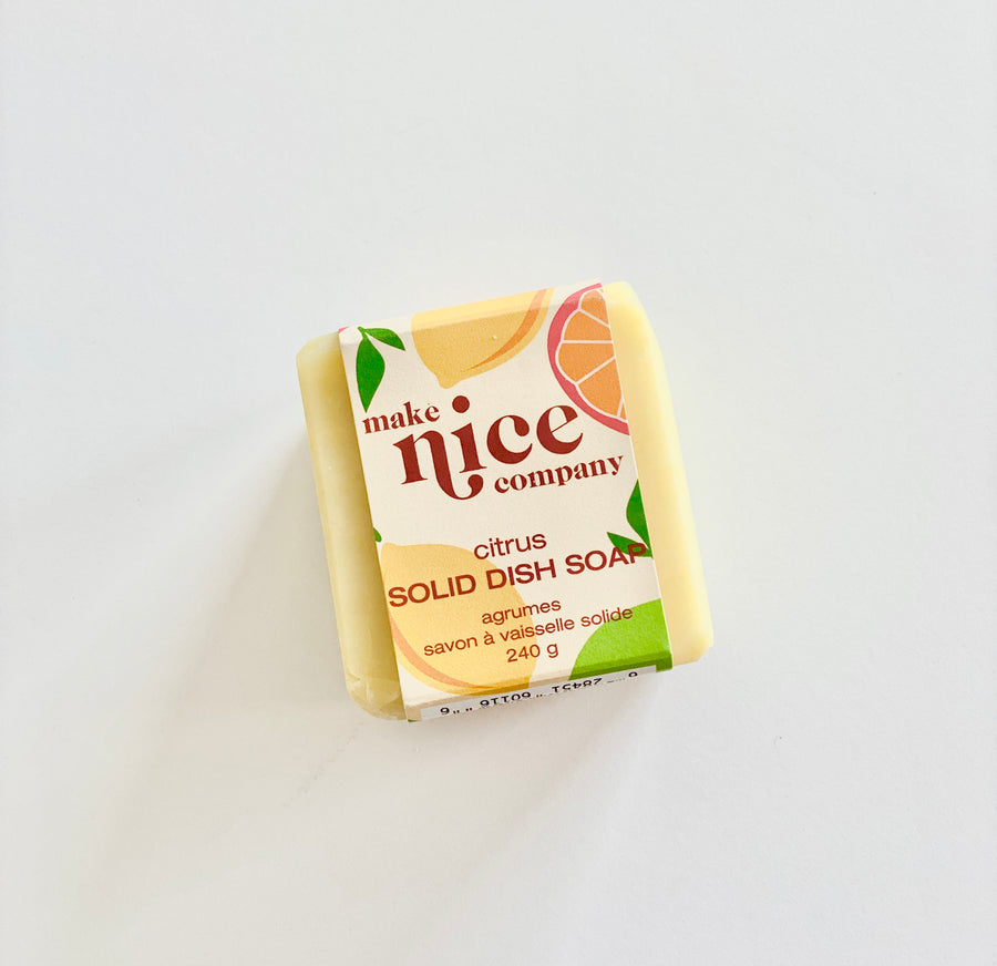 'Make Nice' Citrus Solid Dish Soap