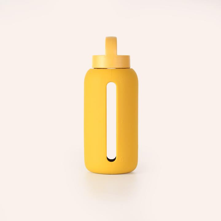 Day Bottle in Clay by Bink  Hydration Tracking Glass & Silicone
