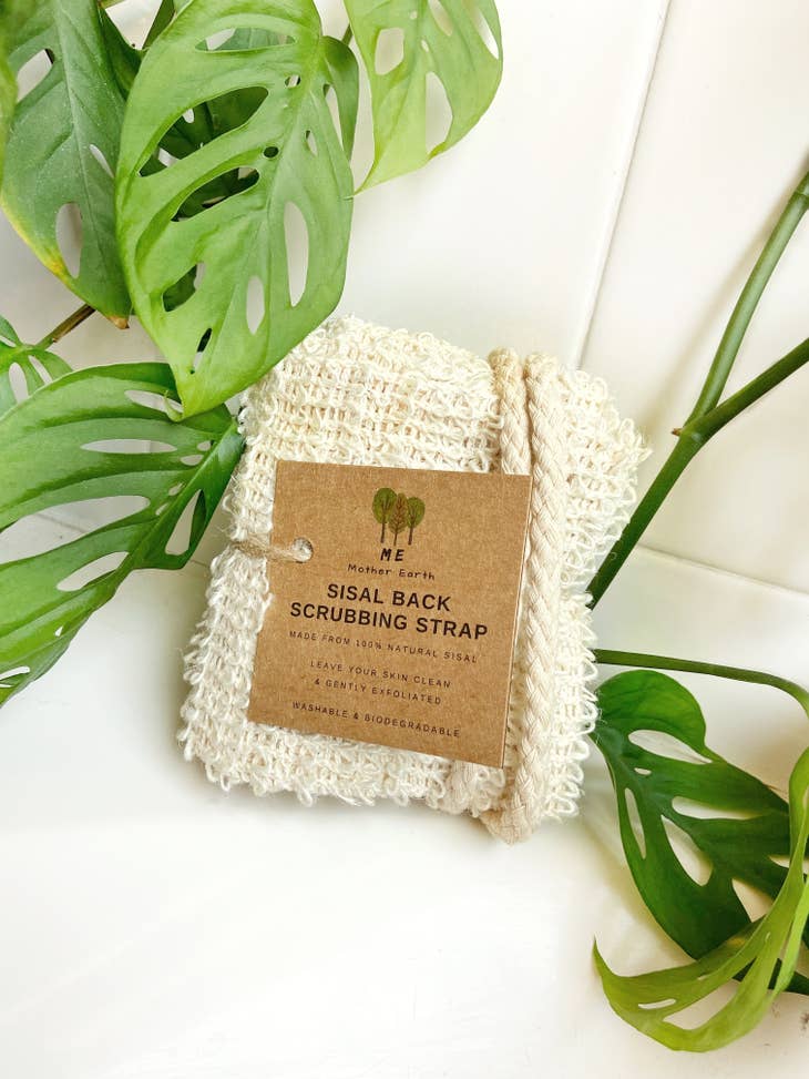 'Me Mother Earth' Sisal Exfoliating Strap