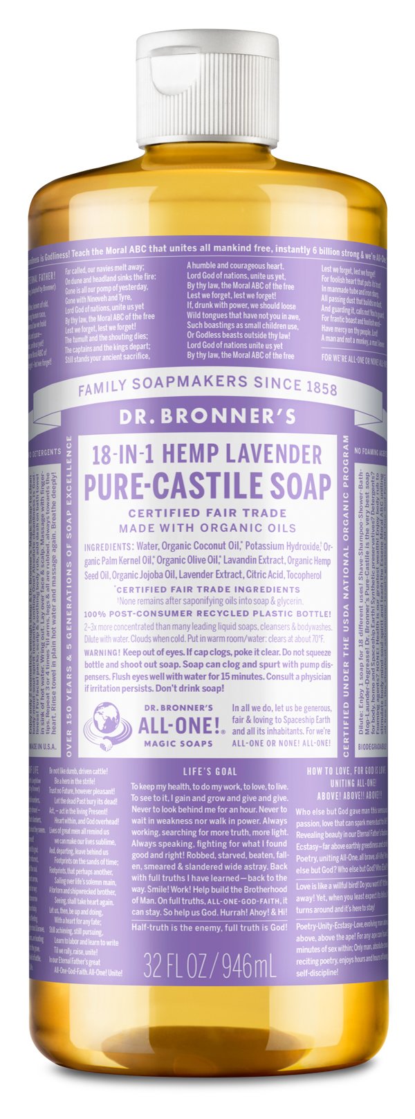 'Dr. Bronner's' Castile Soap Refill