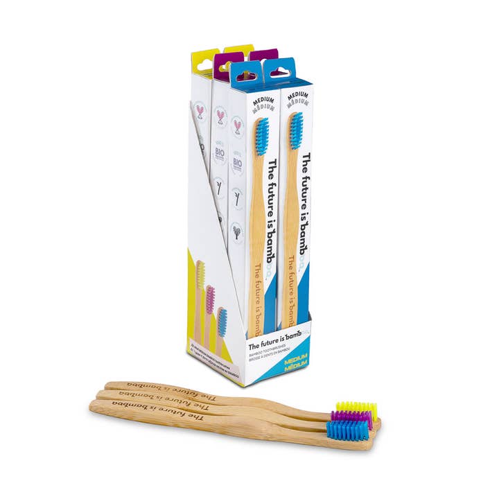 'Future is Bamboo' Toothbrush Medium