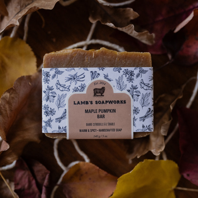 'Lambs Soapworks' Maple Pumpkin Bar