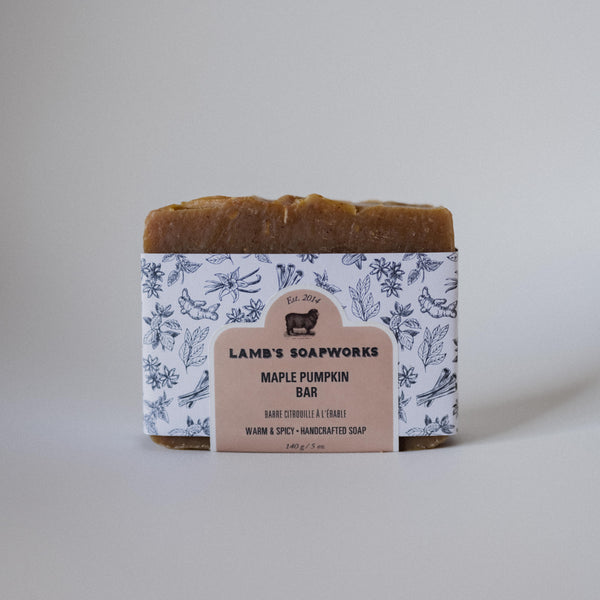 'Lambs Soapworks' Maple Pumpkin Bar