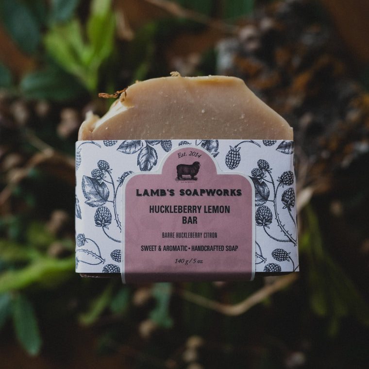 'Lambs Soapworks' Huckleberry Lemon Bar