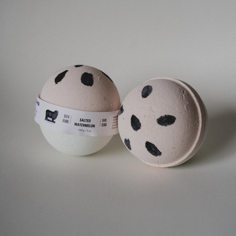 'Lambs Soapworks' Salted Watermelon Bath Bomb
