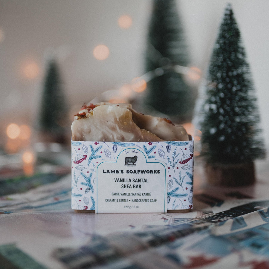 'Lambs Soapworks' Vanilla Santal Shea Bar
