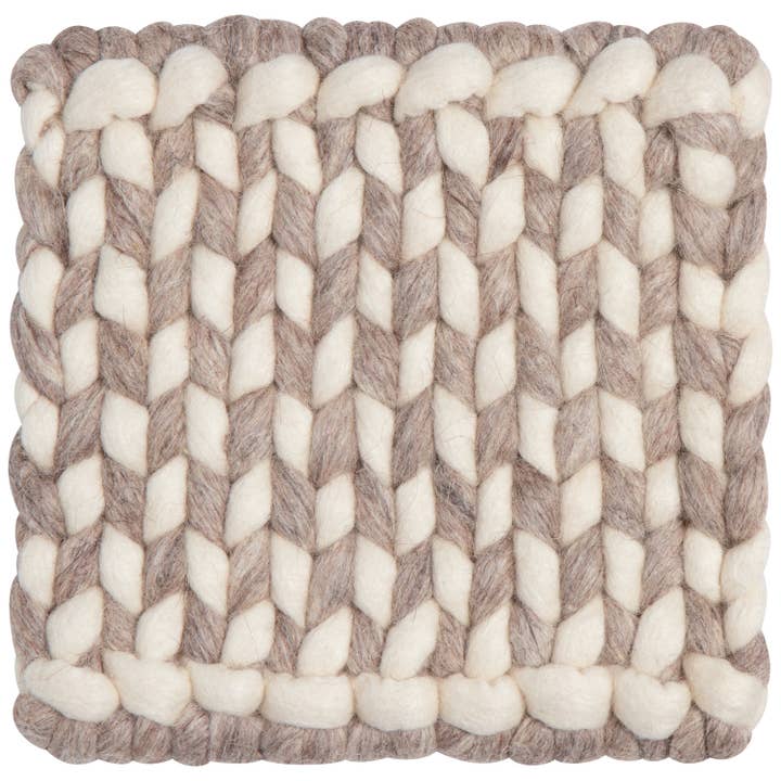 'Danica' Heirloom Braid Wool Trivet