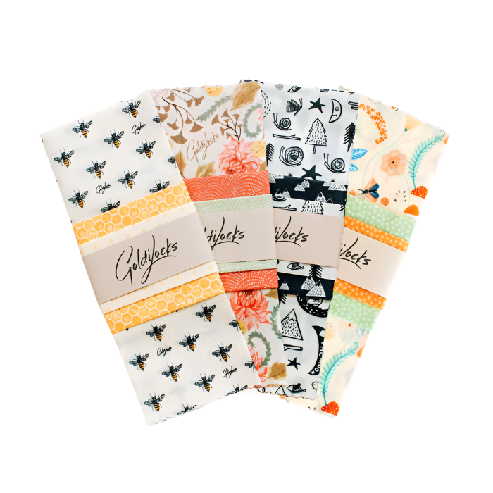 'Goldilocks Goods' Beeswax Wraps