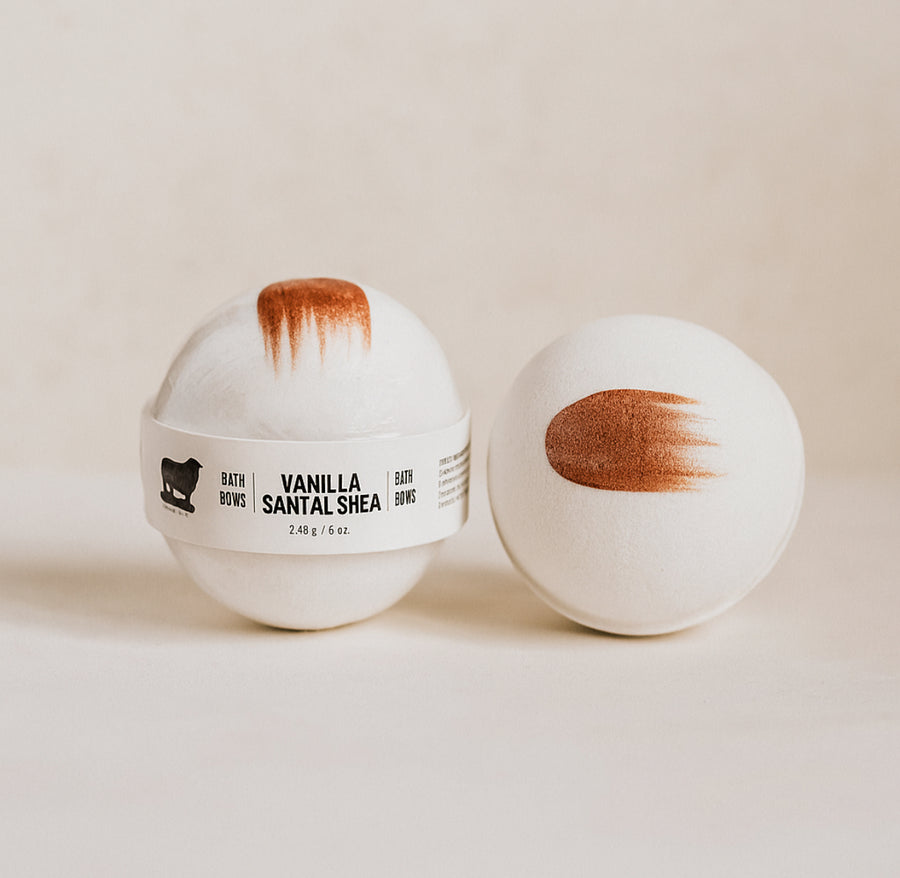 'Lambs Soapworks' Vanilla Santal Shea Bath Bomb