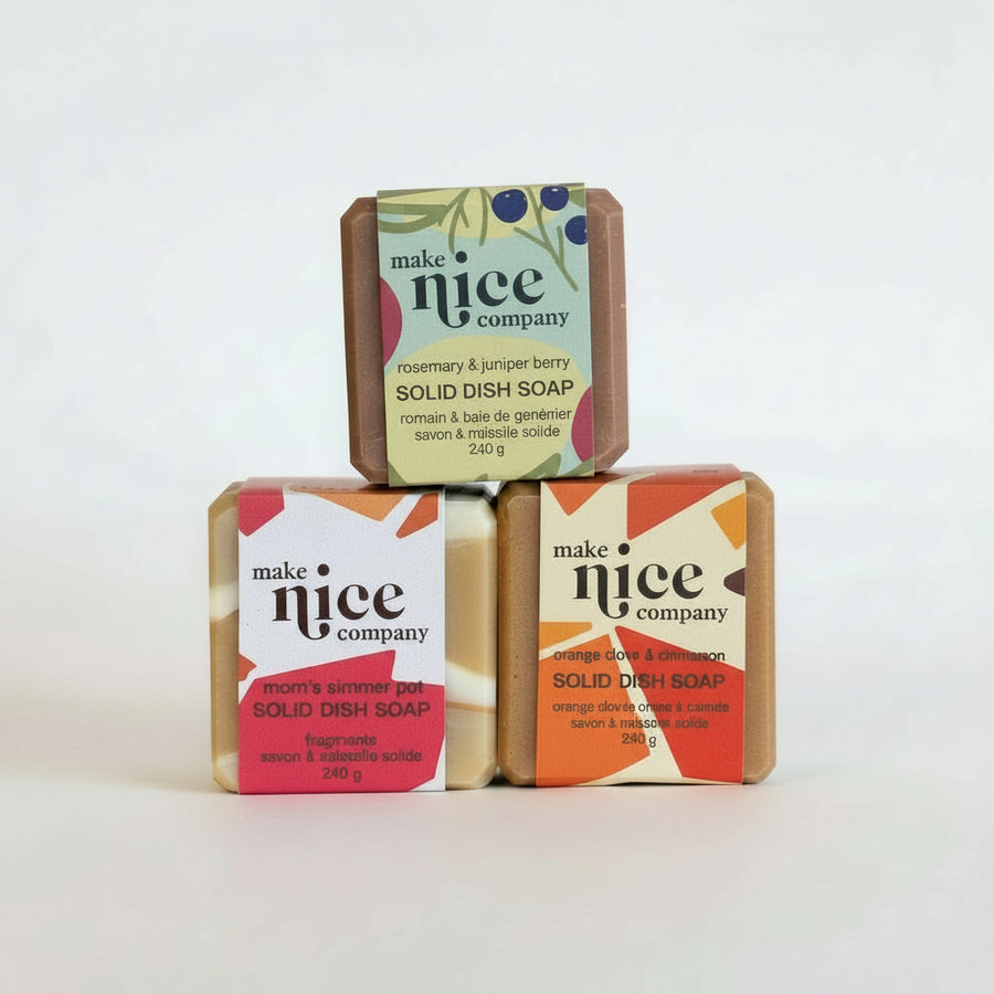 'Make Nice' Winter Collection Solid Dish Soap