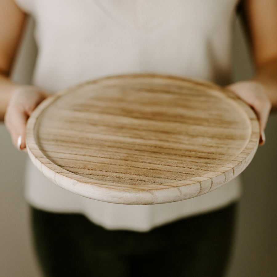 'Sweet Water Decor' Natural Round Tray