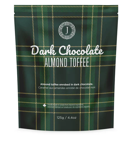 'Jacek' Dark Chocolate Almond Toffee
