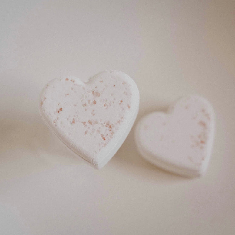 'Lambs Soapworks' Orange Blossom Marshmallow Heart Bomb