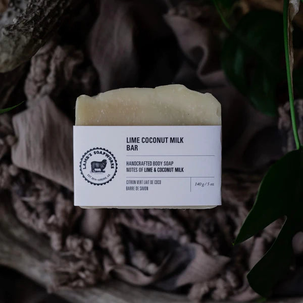 'Lambs Soapworks' Lime Coconut Milk Bar