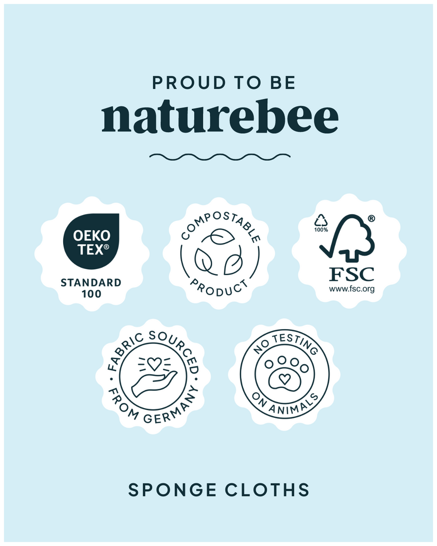 'Nature Bee'' Swedish Dishcloth