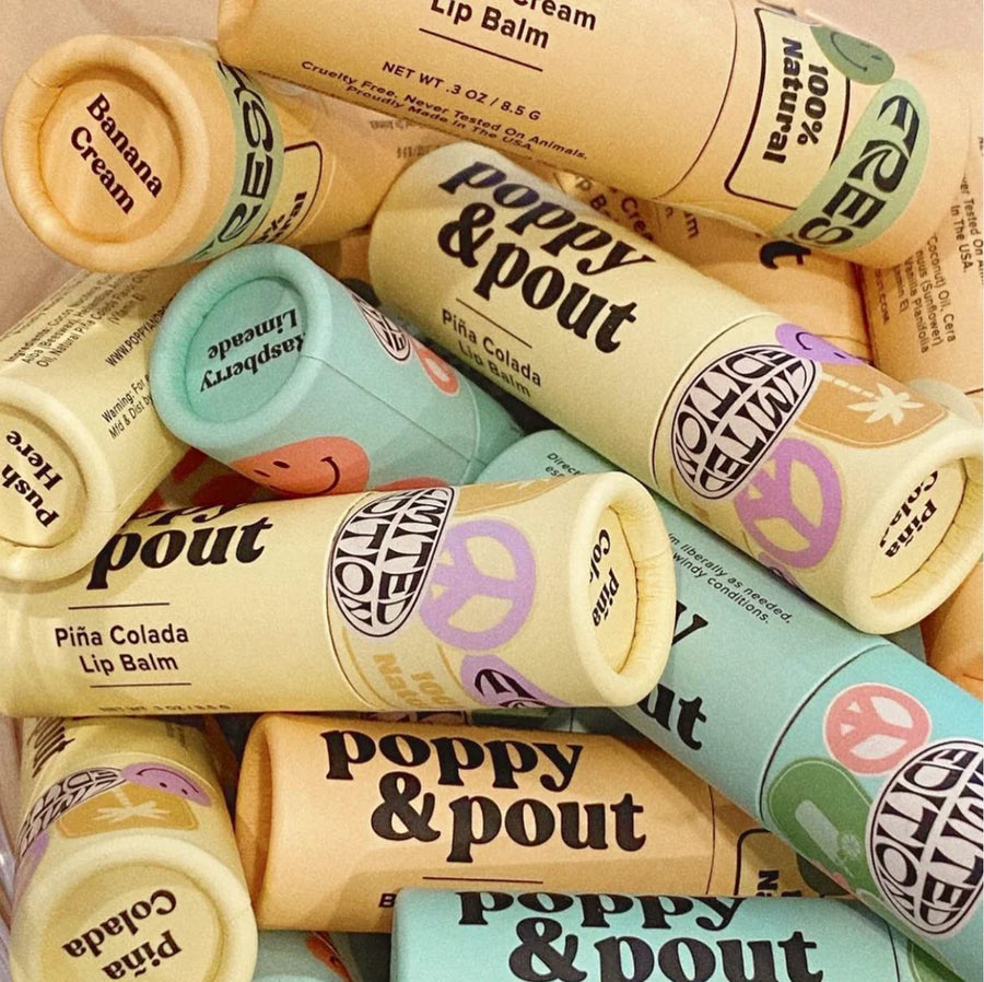 'Poppy & Pout' Sunny Daze Lip Balm (Limited Edition)