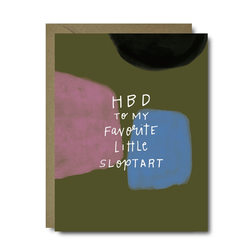 'BlackLab Studio' Birthday Sloptart Card
