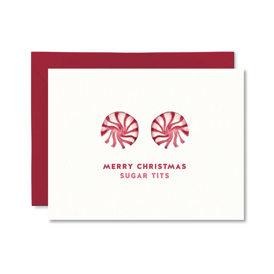 'Pretty by Her' Merry Christmas Sugar Card