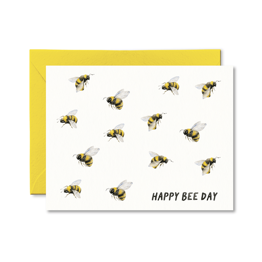 'Pretty By Her' Happy Bee Day Card
