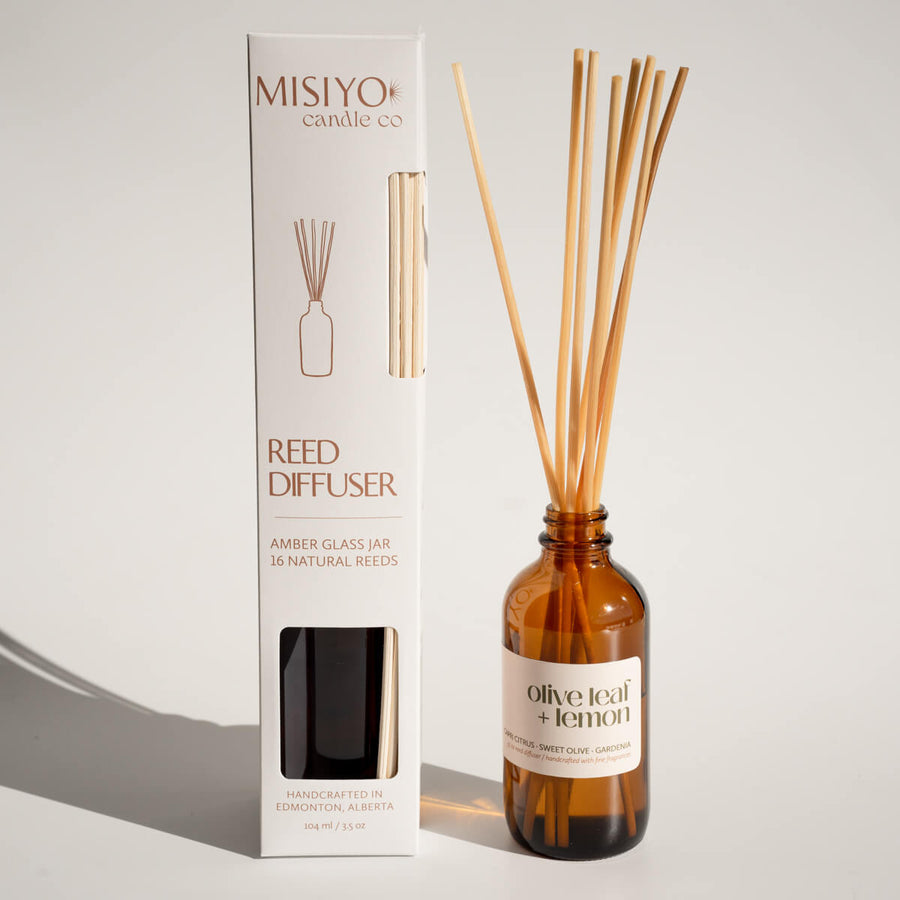 'Misiyo' Olive Leaf & Lemon Reed Diffuser