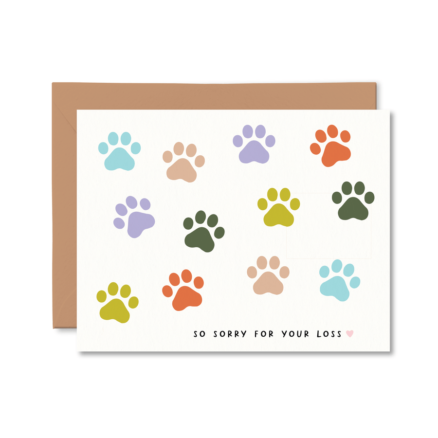 'Pretty By Her' Pet Sympathy Card