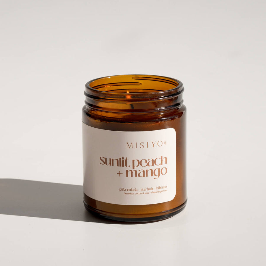 'Misiyo' Sunlit Peach & Mango Candle