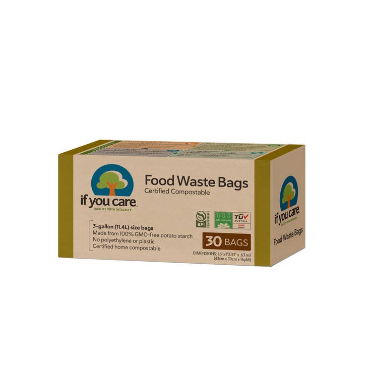'If you Care' Compostable Food Waste Bags