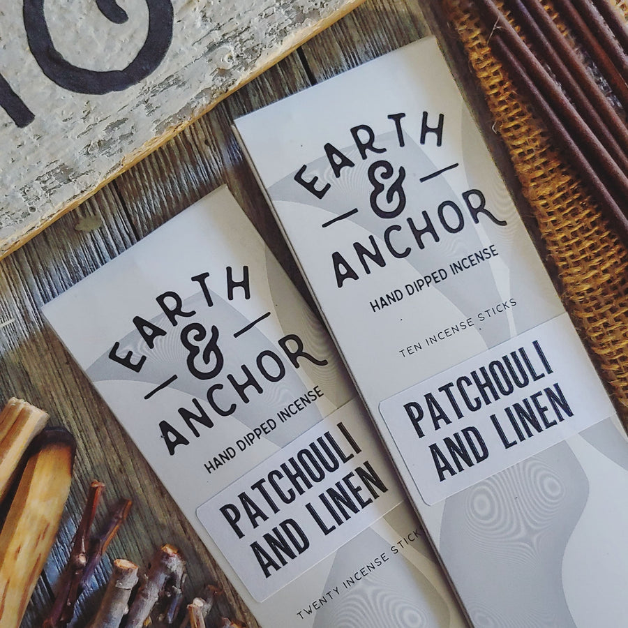 'Earth & Anchor' Hand Dipped Incense