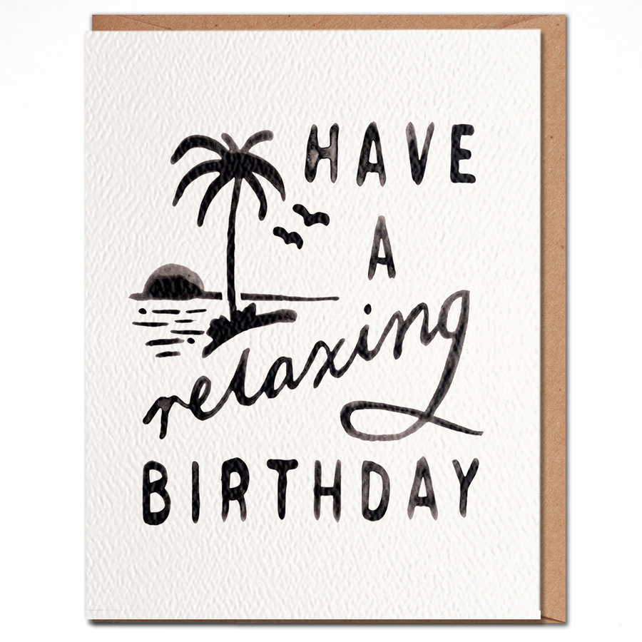 'Daydream Prints' Have a Relaxing Birthday Card