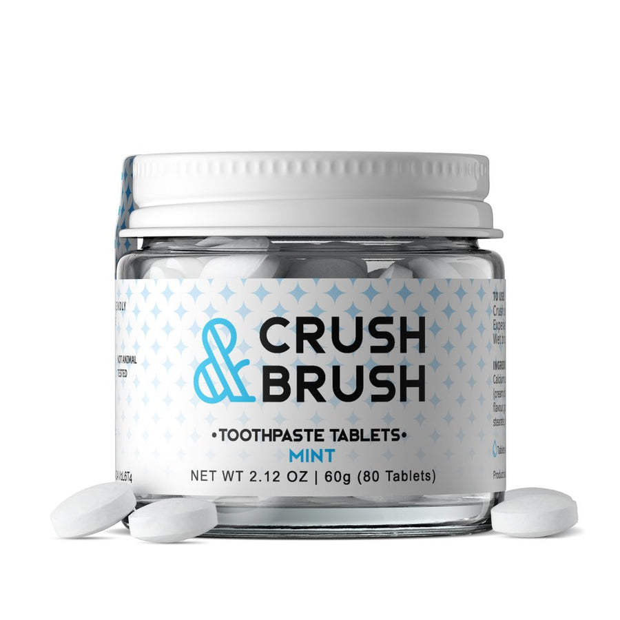'Nelson Naturals' Crush & Brush Mint Toothpaste Tablets