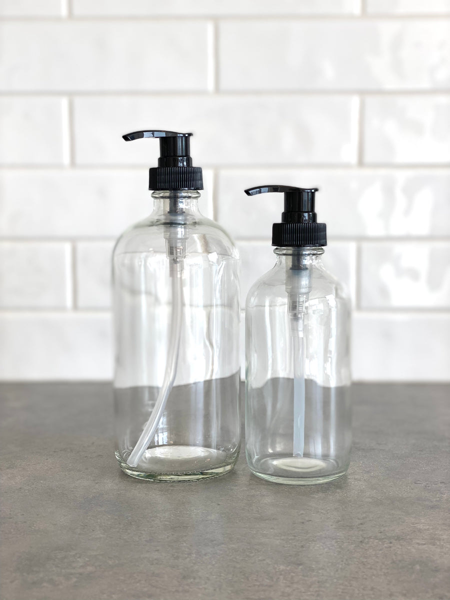 'Towne Goods' Clear Bottle with Pump