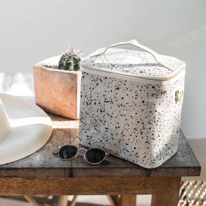 Cement Colour Block Lunch Poche – SoYoung USA