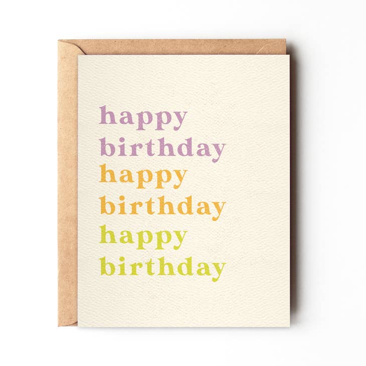 'Daydream Prints' Happy Birthday Card