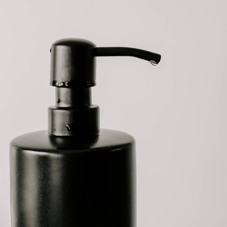 'Sweet Water Decor' Black Stoneware Soap Dispenser