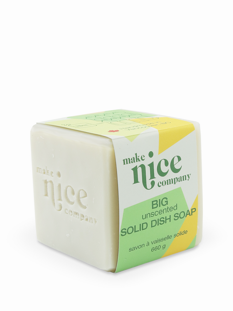 'Make Nice' BIG Unscented Solid Dish Soap